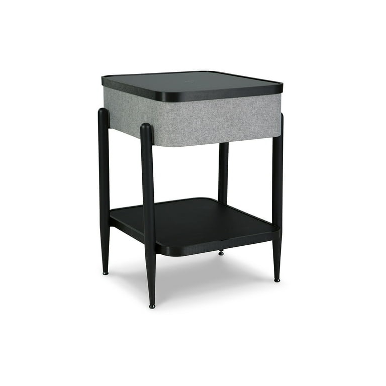 Jorvalee Accent Table - Gray/Black Jorvalee Accent Table - Gray/Black