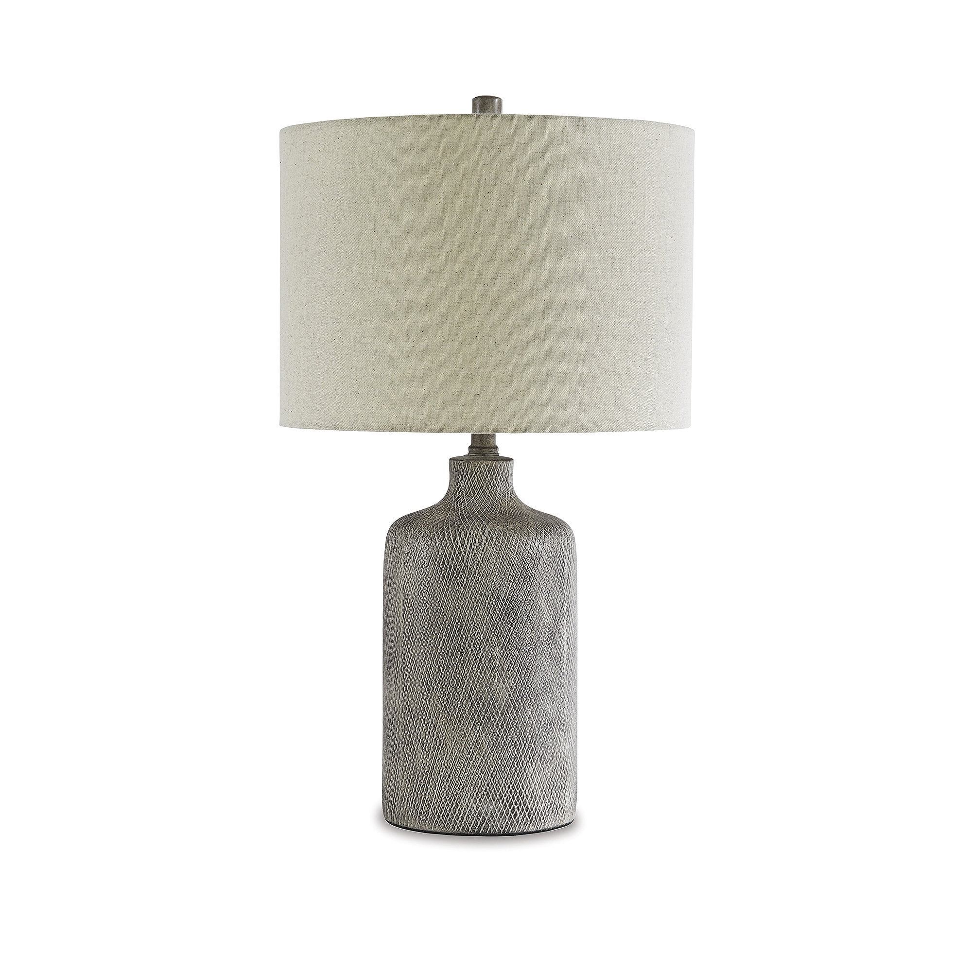 Signature Design by Ashley Contemporary Linus Table Lamp  Antique Black