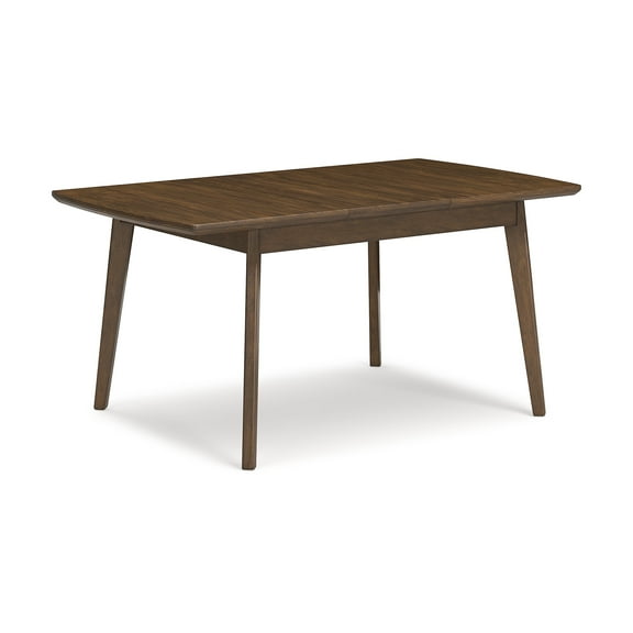 Signature Design by Ashley Contemporary Lyncott Dining Extension Table, Brown