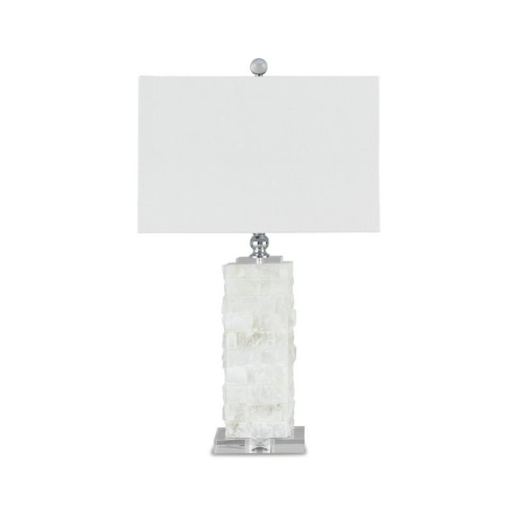 Signature Design by Ashley Contemporary Malise Table Lamp  White