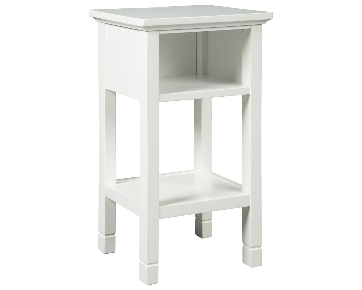Signature Design by Ashley Contemporary Marnville Accent Table White