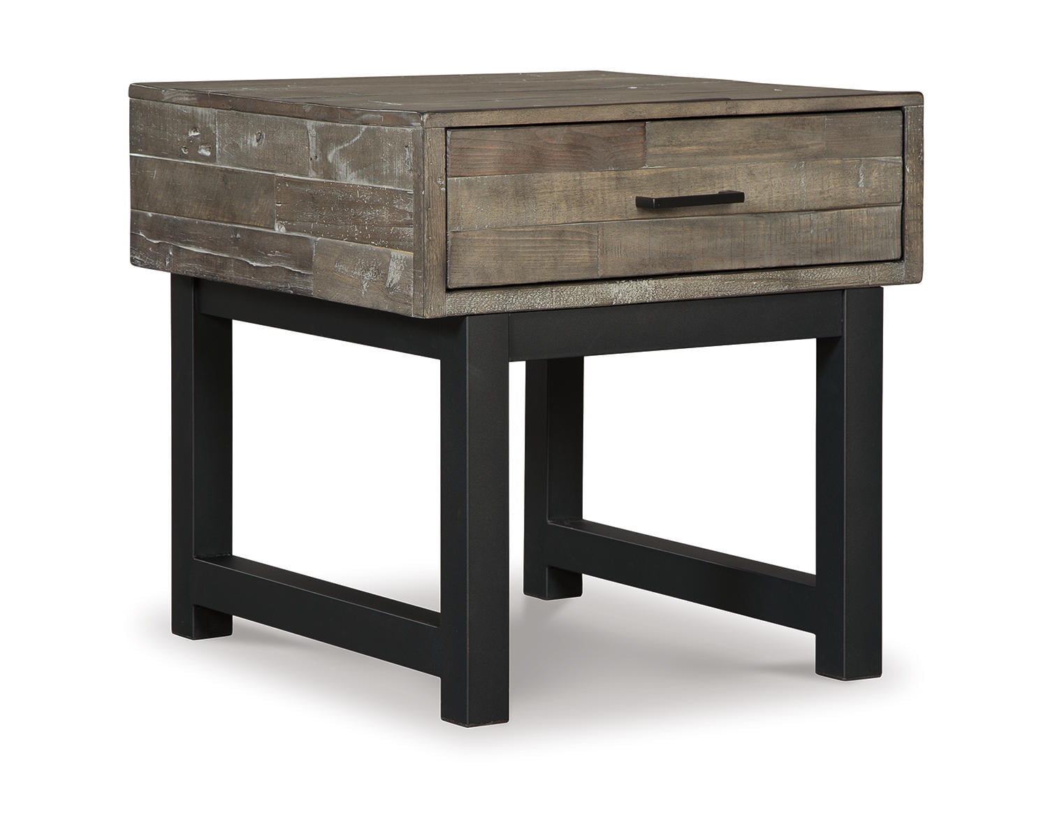 Signature Design by Ashley Contemporary Mondoro End Table Grayish Brown