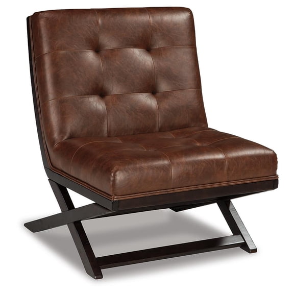 Signature Design by Ashley Contemporary Sidewinder Accent Chair  Brown