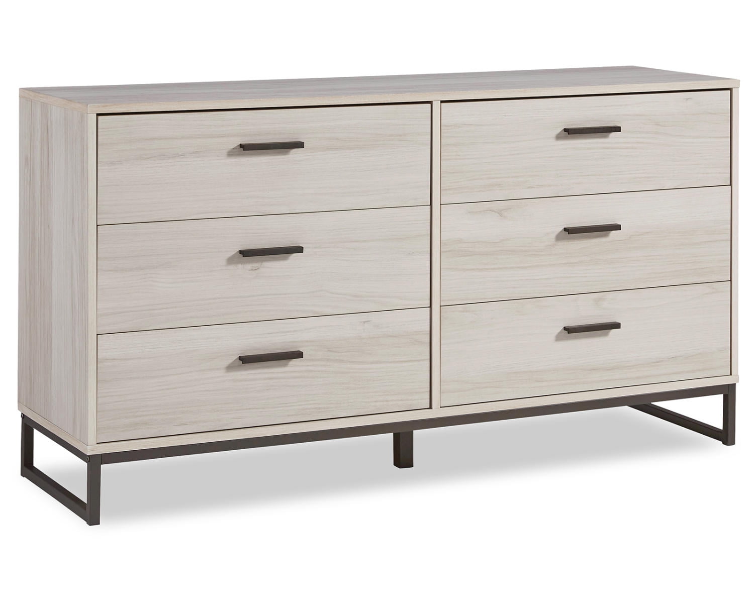Signature Design by Ashley Contemporary Socalle Dresser  Light Natural