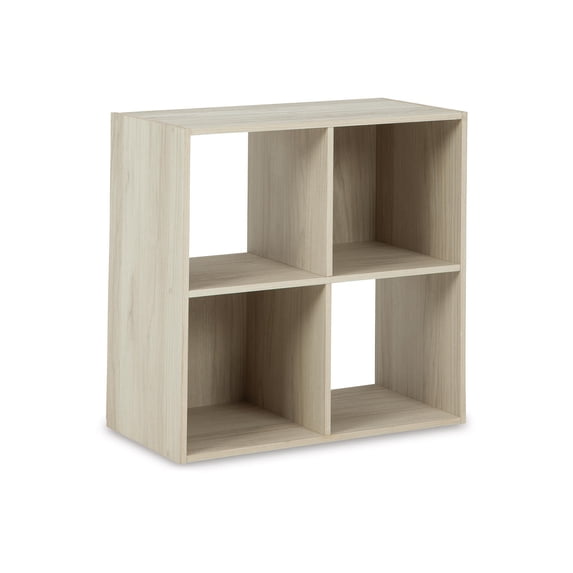 Signature Design by Ashley Contemporary Socalle Four Cube Organizer Light Natural
