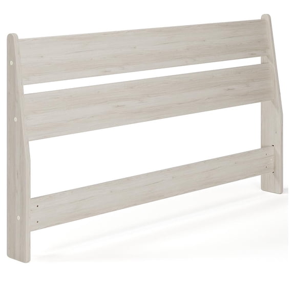 Signature Design by Ashley Contemporary Socalle Queen Panel Headboard Light Natural