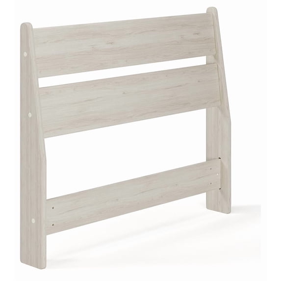 Signature Design by Ashley Contemporary Socalle Twin Panel Headboard Light Natural