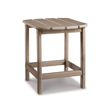Signature Design by Ashley Contemporary Sundown Treasure End Table Driftwood