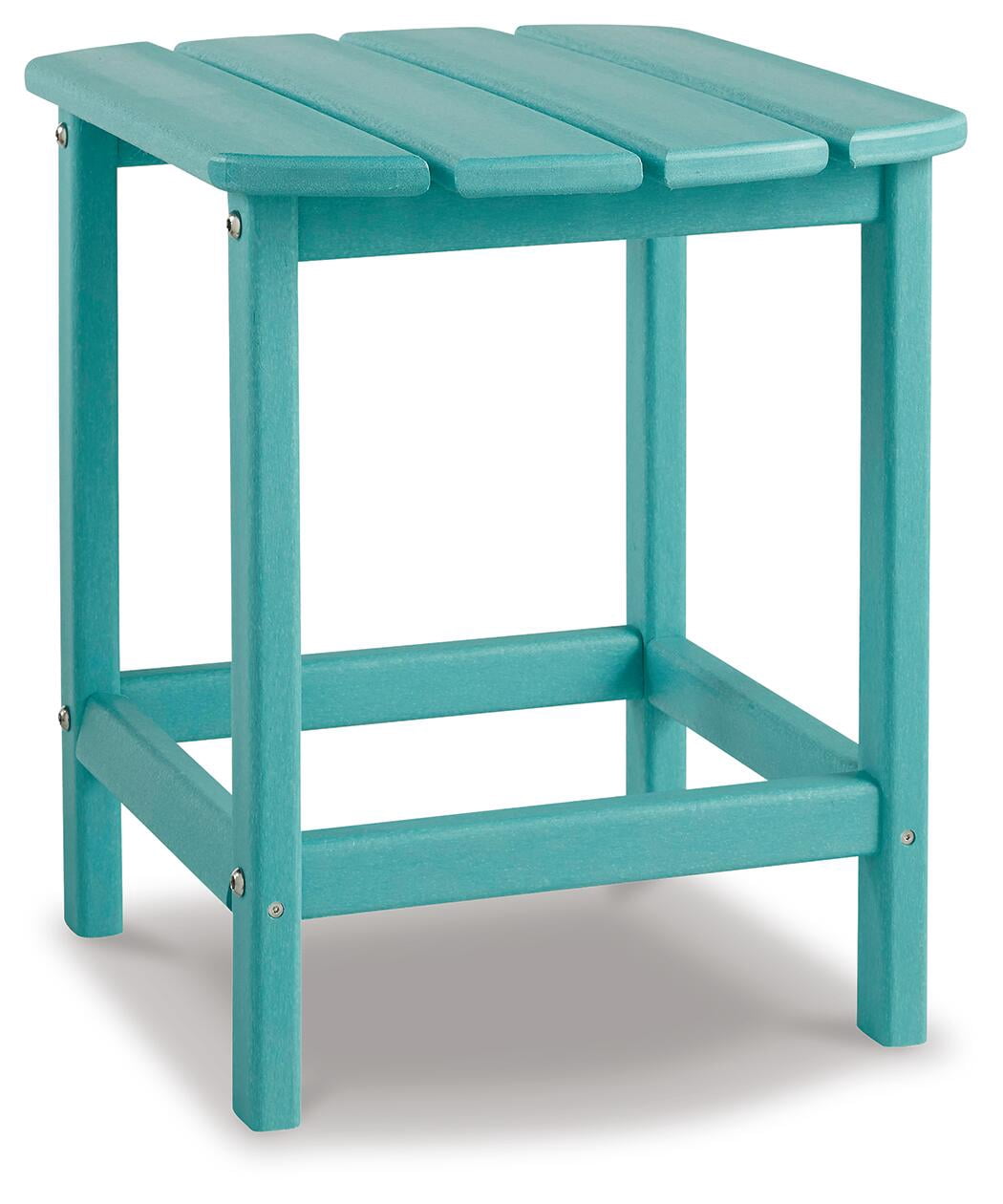 Signature Design by Ashley Contemporary Sundown Treasure End Table  Turquoise