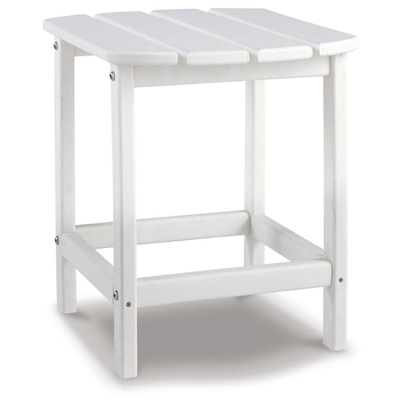Signature Design by Ashley Contemporary Sundown Treasure End Table White