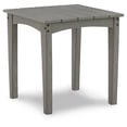 thumbnail image 1 of Signature Design by Ashley Contemporary Visola Outdoor End Table  Gray, 1 of 5