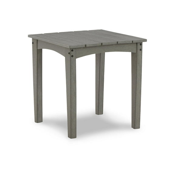 Signature Design by Ashley Contemporary Visola Outdoor End Table  Gray
