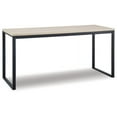 thumbnail image 1 of Signature Design by Ashley Contemporary Waylowe 63" Home Office Desk  Natural/Black, 1 of 6