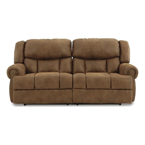 Signature Design by Ashley Corbett Hollow Reclining Sofa in Brown