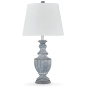 Signature Design by Ashley Cylerick Terracotta Table Lamp, Antique Blue