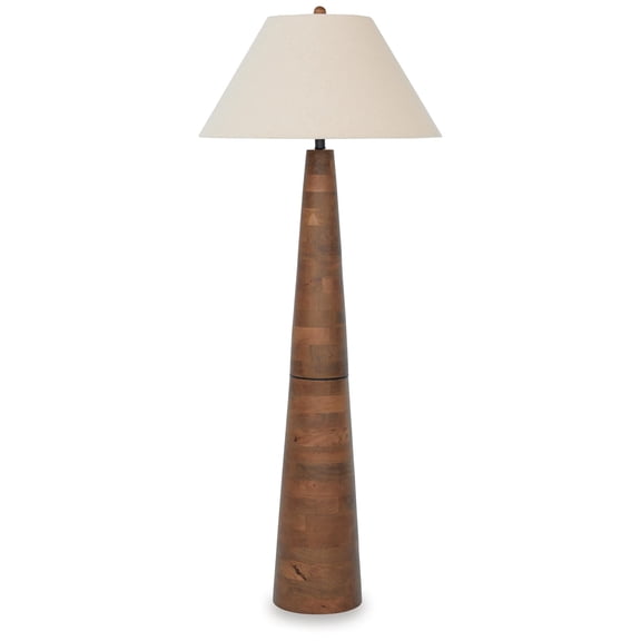 Signature Design by Ashley Danset Wood Based Floor Lamp