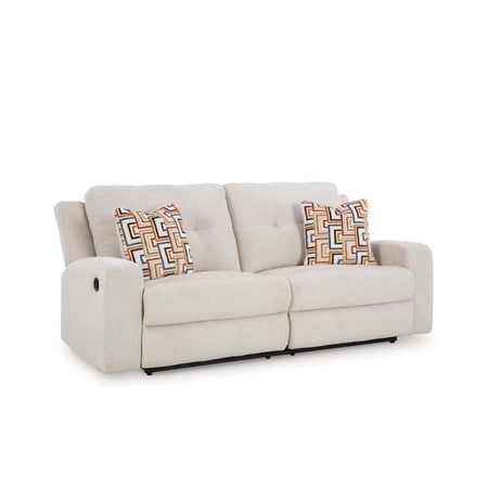 Signature Design by Ashley Danum Orange Reclining Sofa