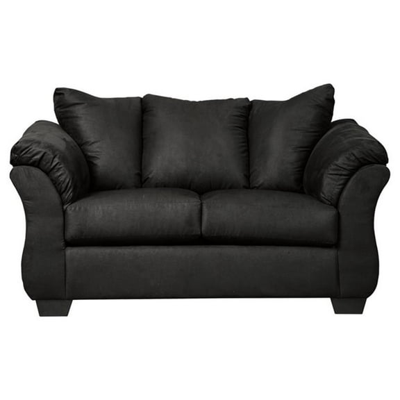 Signature Design by Ashley Darcy Loveseat in Black