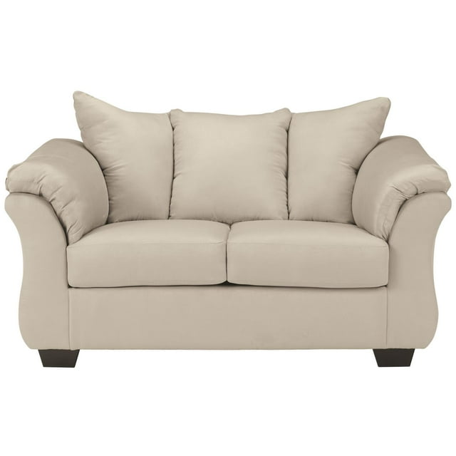 Flash Furniture Ashley Darcy Contemporary Loveseat in Stone