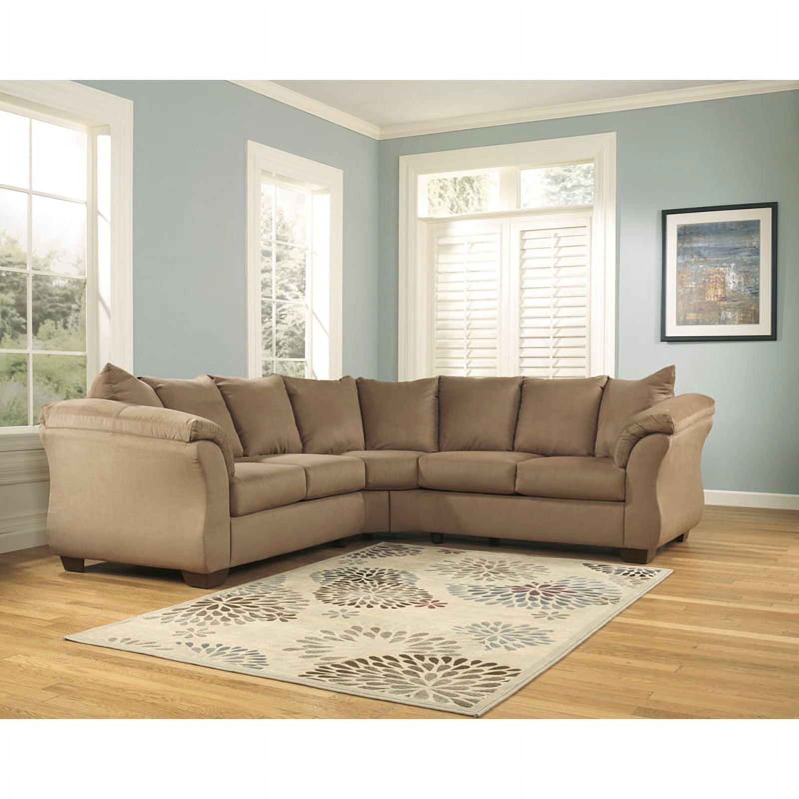 Darcy mocha sectional deals