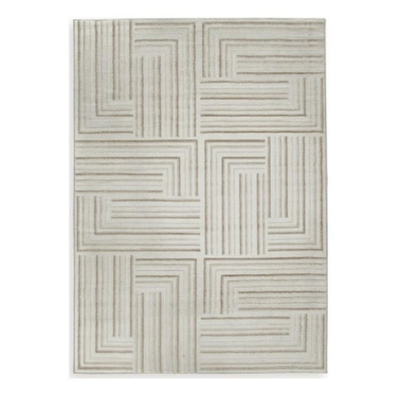 Signature Design by Ashley Darmondard Cream & Taupe 8x10 Rug