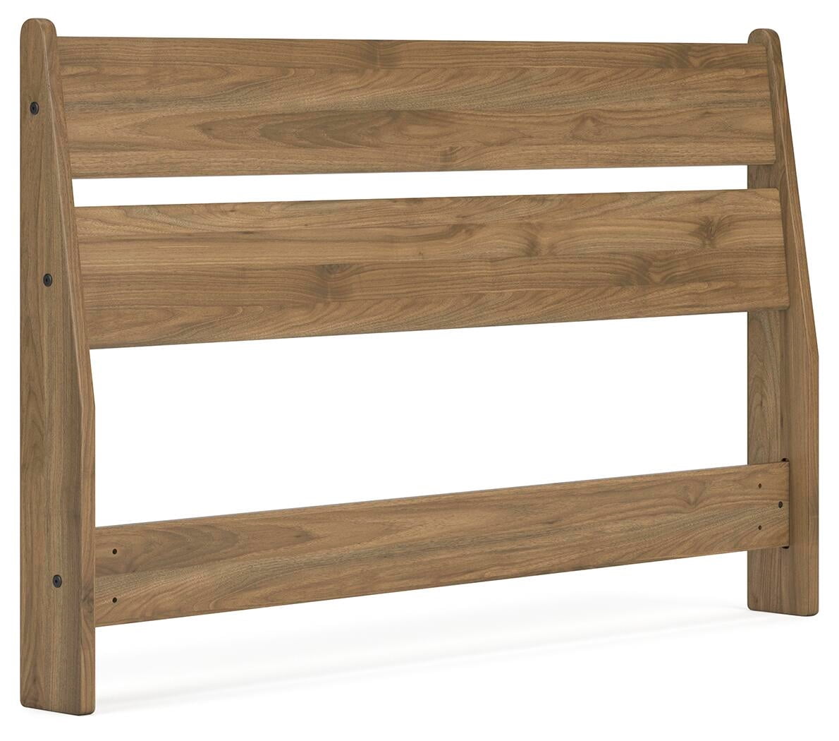 Signature Design by Ashley Deanlow Full Mid-Century Panel Headboard, Honey Brown