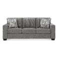 thumbnail image 1 of Signature Design by Ashley Deltona Graphite Sofa with Decorative Accent Pillows, 1 of 5