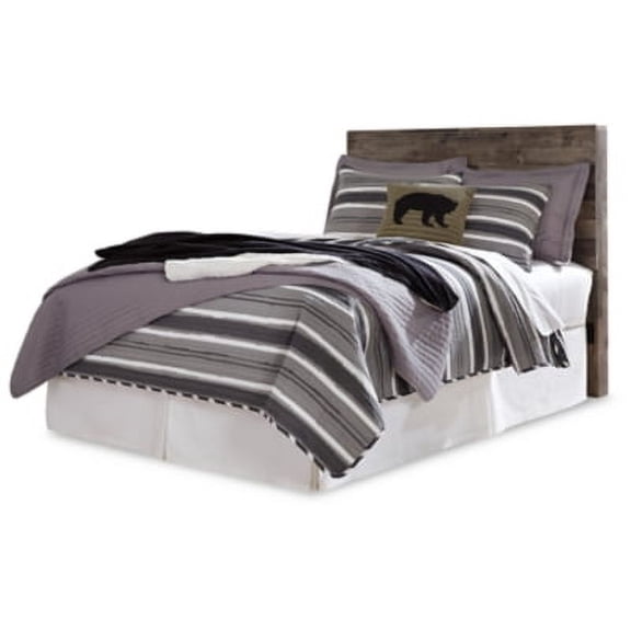 Signature Design by Ashley Derekson Panel Headboard, Full, Multi Gray