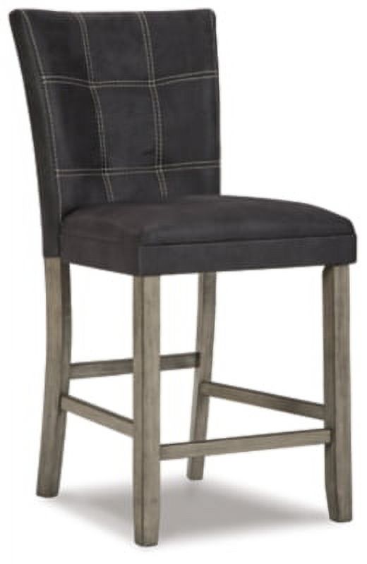 Signature Design by Ashley Showdell Tall Barstool Set of 2 Gray/Black