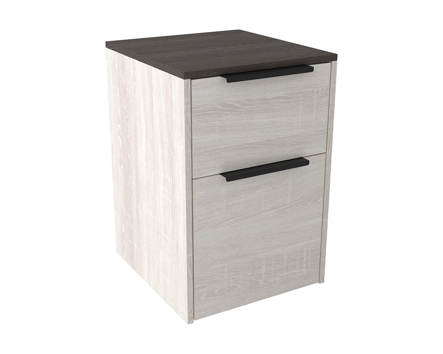 Signature Design By Ashley Dorrinson Mobile TV Angolare - Bianco E Grigio, Per TV Fino A 48'', Con Ripiani E Gestione Cavi