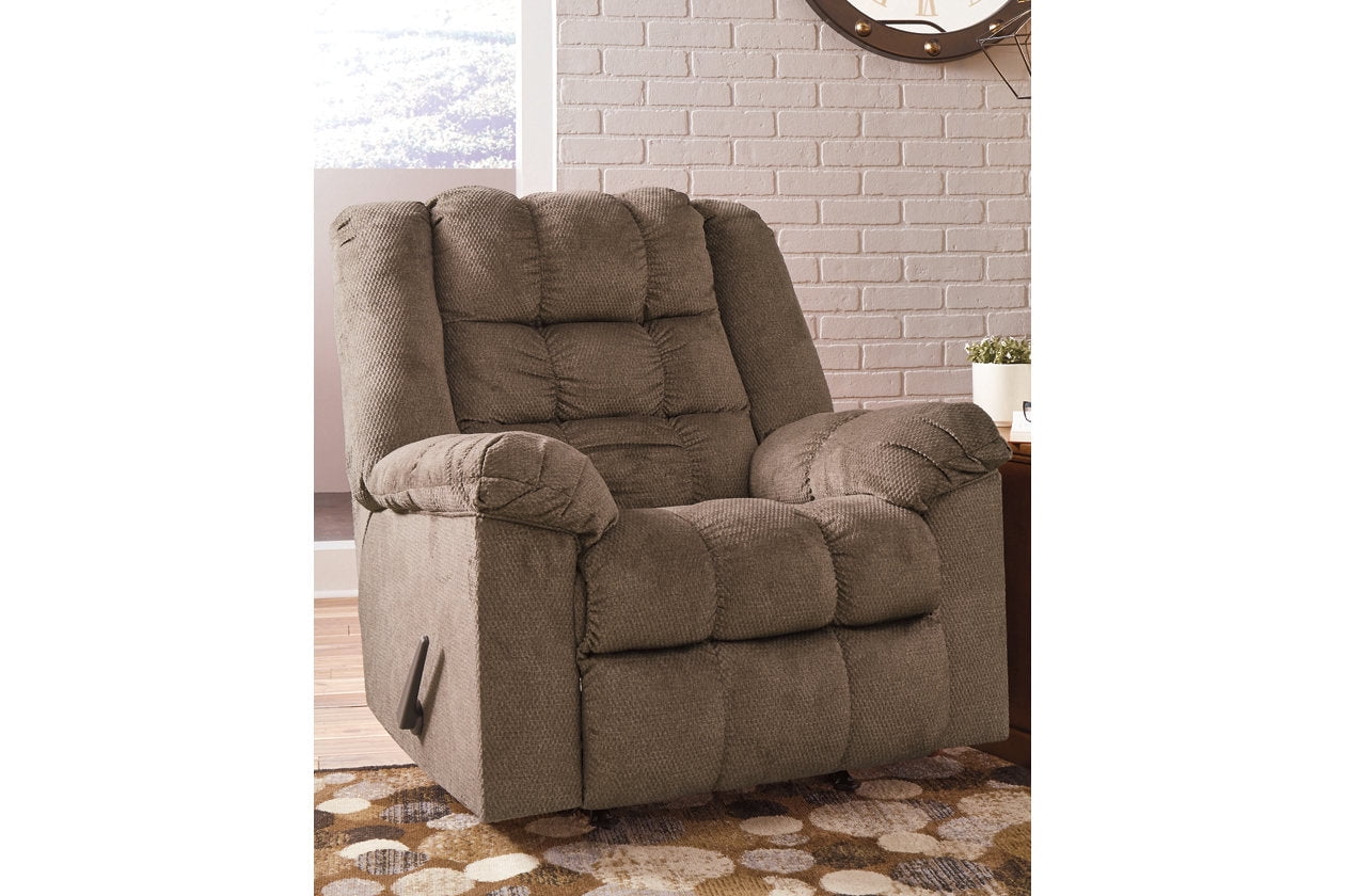 Autumn Brown 40" Microfiber Massage Recliner with Heat