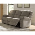thumbnail image 1 of Signature Design by Ashley Draycoll Power Reclining Sofa in Pewter, 1 of 6