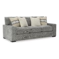 thumbnail image 1 of Signature Design by Ashley Dunmor Graphite Sofa with Decorative Pillows, 1 of 3