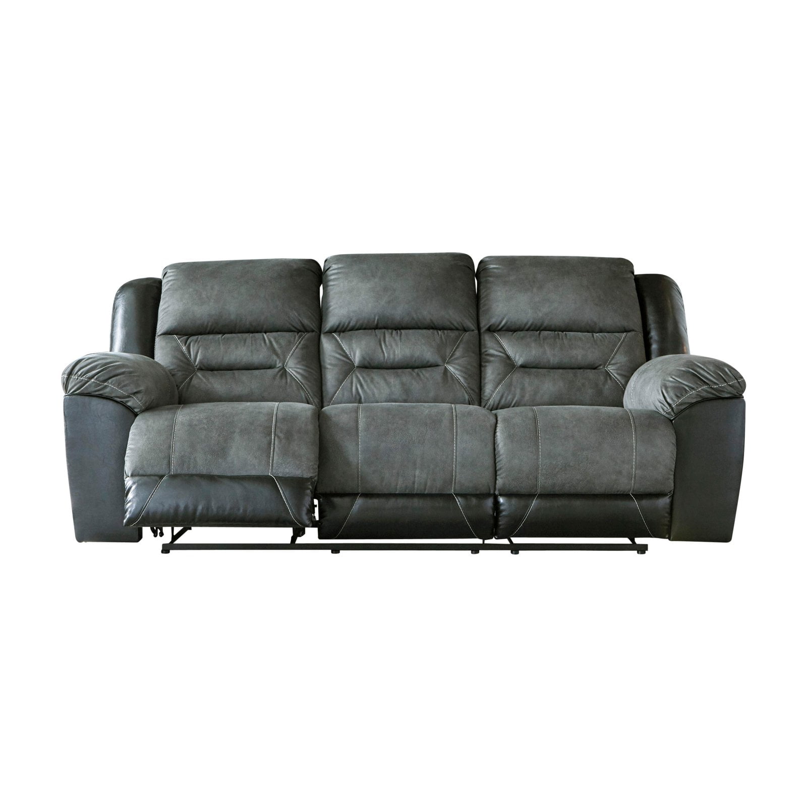 Signature Design by Ashley Earhart Reclining Sofa in Slate