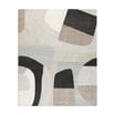 Abstract Signature Design Signature Design by Ashley Gatwell 8' x 10' Medallion Ivory, Gray, and ...