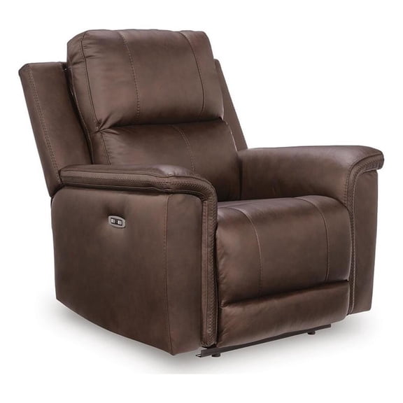 Signature Design by Ashley Elowen Crest Power Recliner in Espresso
