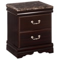 thumbnail image 1 of Ashley Esmarelda Two Drawer Night Stand in Dark Merlot Finish B179-92, 1 of 2