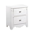 thumbnail image 1 of Signature Design by Ashley Exquisite Children's Glam 2 Drawer Nightstand, White, 1 of 9