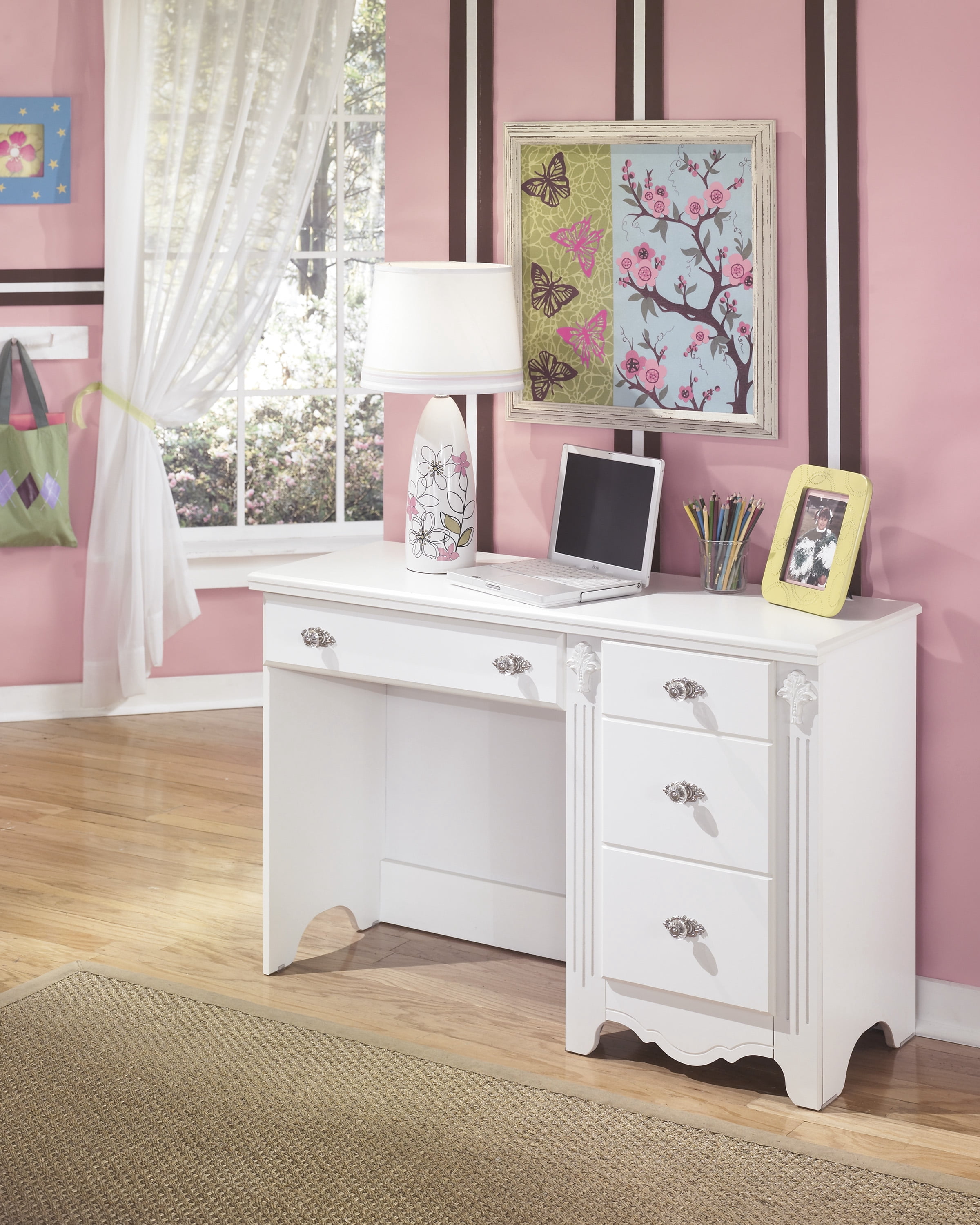 Ashley B188-22 Exquisite Youth Kids Bedroom Luminous White Finish