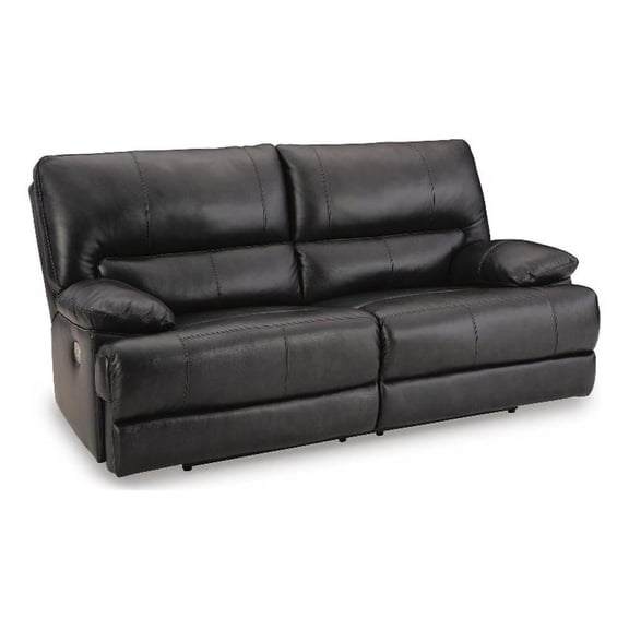 Signature Design by Ashley Fairmont Lane Power Reclining Sofa in Black