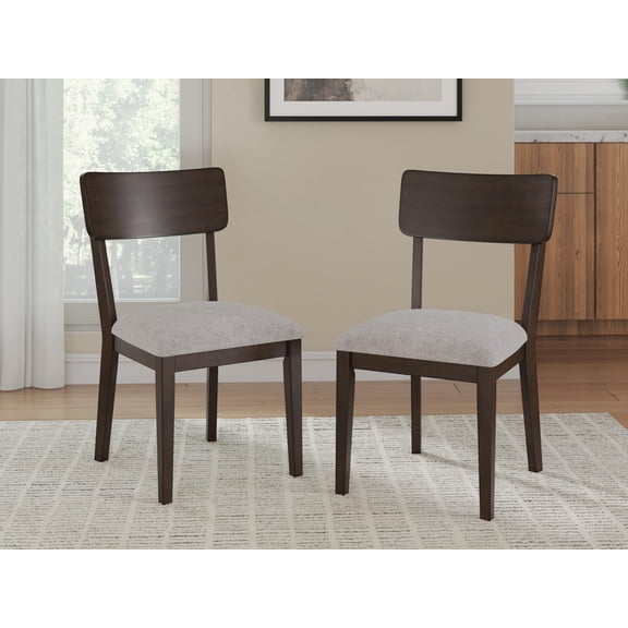 Signature Design by Ashley Favelon Dining Upholstered Side Chairs, Set of 2, Merlot Polyester Upholstery