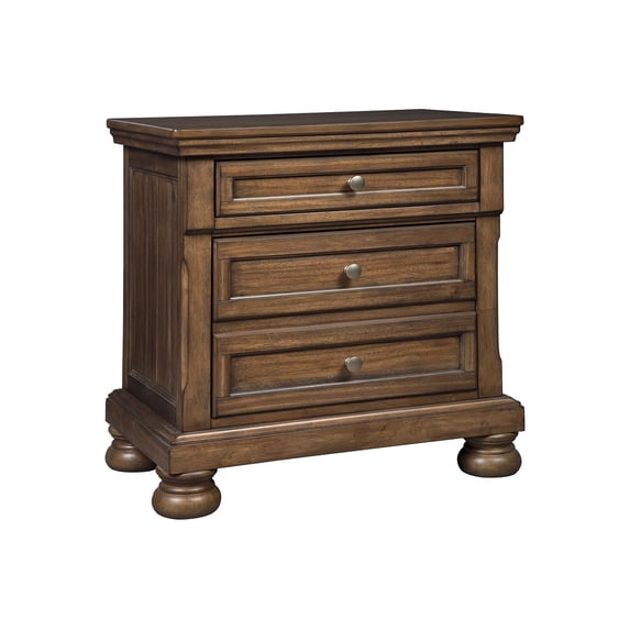 Signature Design by Ashley Flynnter 2 Drawer Nightstand Medium, Brown