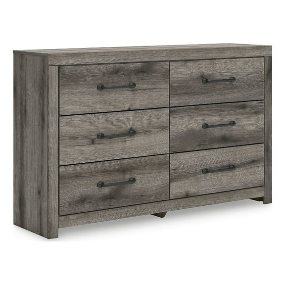 Signature Design by Ashley Fondenlane Dark Gray Six Drawer Dresser