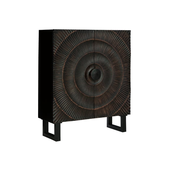 Signature Design by Ashley Fosterman Black Accent Cabinet