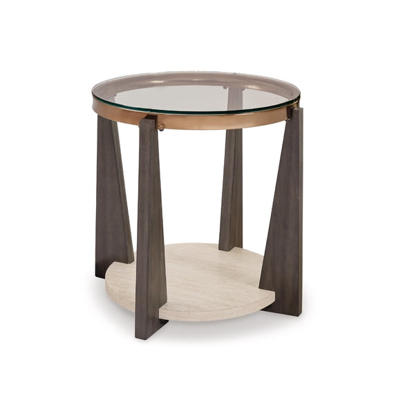 Signature Design by Ashley Frazwa End Table, Grayish Brown