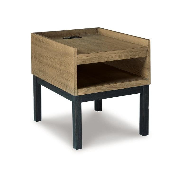 Fridley End Table - Brown/Black Fridley End Table - Brown/Black