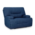 thumbnail image 1 of Signature Design by Ashley Furniture Acklen Place Navy Oversized Power Recliner, 1 of 12