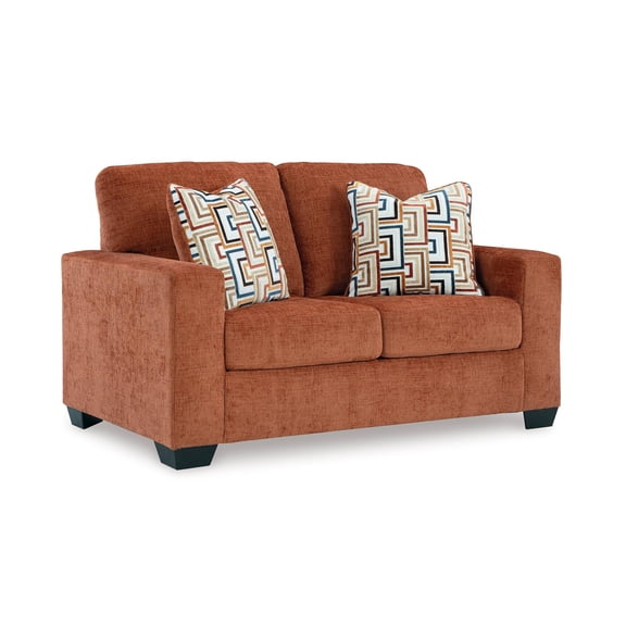 Signature Design by Ashley Furniture Aviemore Orange Loveseat