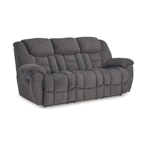 Signature Design by Ashley Furniture Foreside Charcoal Reclining Sofa