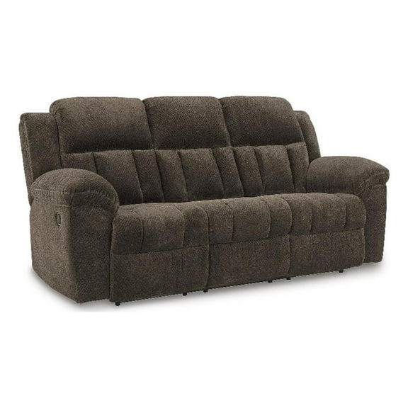 Signature Design by Ashley Furniture Frohn Chocolate Reclining Sofa